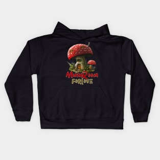 Mushroom for love Kids Hoodie